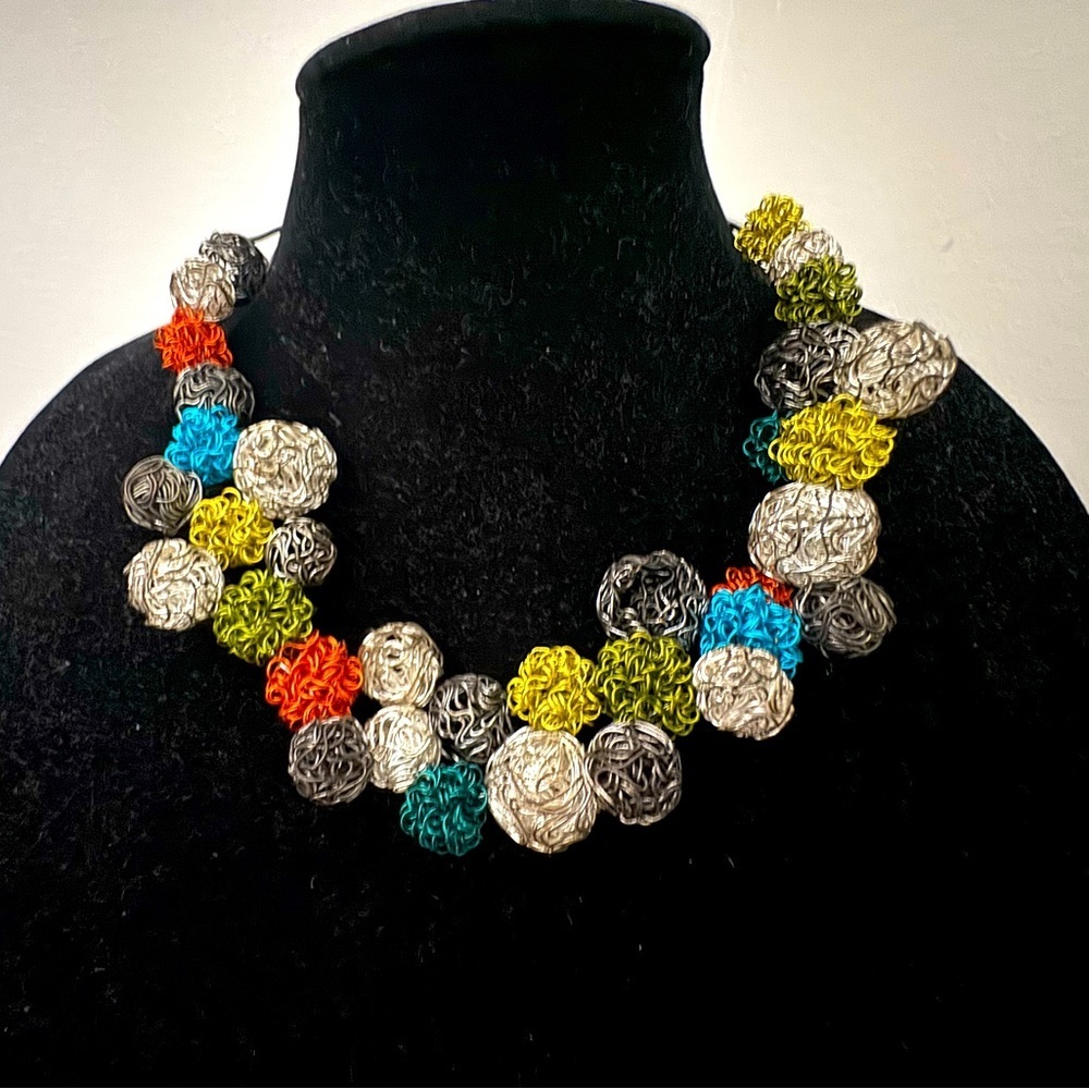 Handcrafted one of a kind fashion jewelry. Multicolor and very stylish.